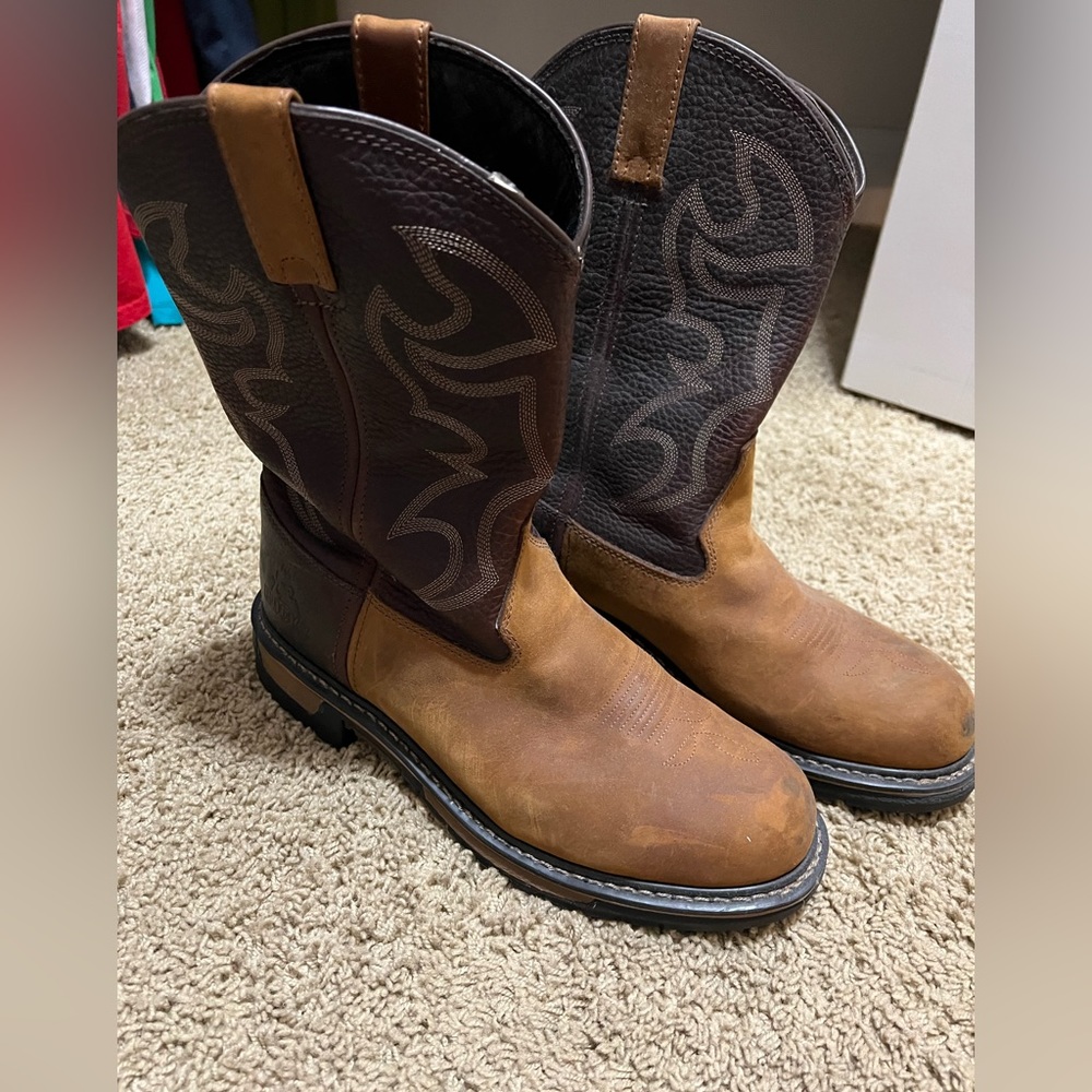 Rocky Steel-Toe safety boots.  10.5W